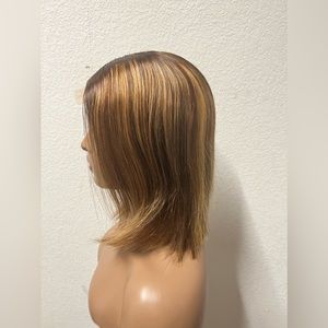 14 inch lace human hair closure piano wig